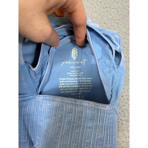 Free People Movement Womens Size XS/S Sky Blue Sports Bra NWT - Picture 3 of 6